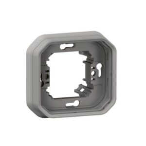 Legrand Plexo 1 gang flush mounting support frame - grey