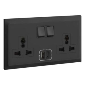 Legrand-Belanko S 2G SWITCHED MULTISTANDARD INBOARD + USB (NEW) TYPE A+C ANTHRACITE