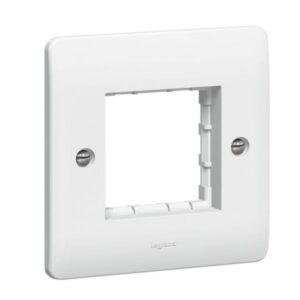Synergy™ - Carrier plate - for 2 Mosaic modules - 1 gang - White
