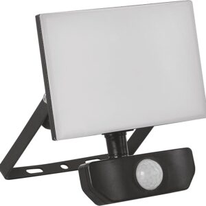 EMOS Tambo LED Spotlight with Motion Sensor, IP54 Waterproof Ultra Thin Floodlight , Neutral White 4000 K. (A Brand of Legrand)