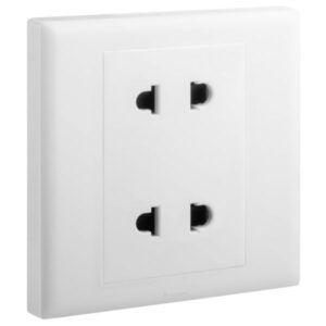 Legrand Eloe 1gang 2x2p euro-us socket (618062)
