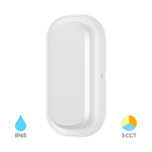 Braytron BRY-BULKHEAD-12W-ELP-WHT-3IN1-IP65-LED  (BC18-00280)