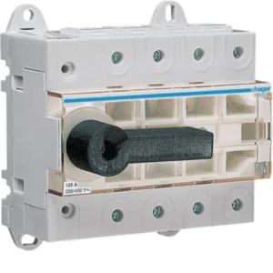 Hager Main switch 4P 125A with visible breaking load break (HA406)
