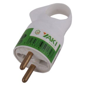 Yaki 2P+T 16A PLUG, WHITE COLOUR
