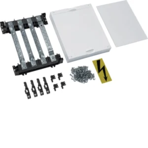 HAGER Kit,universN,300x250mm, with busbar 50mm, 4x 25x6mm, vertical (UE21D3)