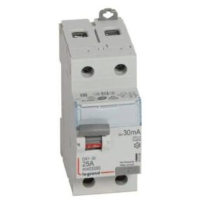 Legrand DX³-ID Differential Switch with High Input and Low Screw Output - 2P 230V~ 40A TypeA 30mA - 2 Modules (4 115 55)