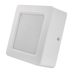 Emos LED spotlight, ceiling type, surface-mounted, square, white, 9W, 4000K, IP20, ( ZM6432)