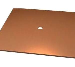 RR Copper bonded earth plated 600x600x3mm ref RR-CBEP-CB-6030
